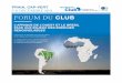 L'AFRIQUE DE L'OU EST FORUM DU CLub - oecd.org · - Prof. Ogunlade Davidson, Serra Leone (10 min) • Rôle potentiel de la coopération technique du Brésil en soutien à la mise