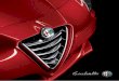 GIulIeTTa - Alfa Romeo · coNforT & foNcTIoNNalITÉS : À borD De la NouVelle alfa romeo GIulIeTTa UN ESPACE ACCUEILLANT. Les sièges sont de conception à la fois sportive et confortable,