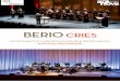 BERIO CRIES - les-elements.fr · Luciano Berio. 3 BERIO CRIES LES ÉLÉMENTS Depuis sa création en 1997 à Toulouse, du répertoire ancien à la création contemporaine, le chœur