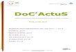 DDooCC’’AAccttuuSS - sante-travail-limousin.org · NF EN 12464-2 Mars 2014 : Une norme sur le confort et la performance visuelle pour les activités professionnelles extérieures