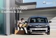 Renault KANGOO Express & Z.E. - renaultlardenne.com · Avec Kangoo Express, vous embarquez jusqu’à 3,5 m3 de marchandises* et disposez d’une charge utile de 540 à 650 kg en
