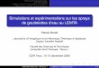 Simulations et expérimentations sur les sprays de ...docs.gdrfeux.univ-lorraine.fr/FontenayAuxRoses1/LEMTA1.pdf · LEMTA UMR CNRS 7563 - UHP Nancy 1 GDR Feux, ... modŁles C-k, techniques