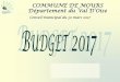 COMMUNE DE MOURS Département du Val D’Oise TOTAUX ==> z}~{ xyD {tts uw@ 92,70% Opérations engagement convention EPF IdF swyx rr@ ENGAGEMENT HORS BUDGET. INVESTISSEMENTS 2017 Opé