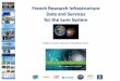 Système Terre Data and Services for the Earth System · OHIS FOF EURO-ARGO ECMWF CONCORDIA. Infrastructure de Recherche Système Terre The Earth, a fascinating but complex system: