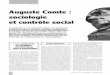 Auguste Comte : sociologie et contrôle socialddata.over-blog.com/xxxyyy/0/31/89/29/Fusion-102/F102.3.pdf · Le positivisme est-il directement lancé par des agents de Shelburne ?