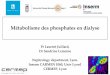 Métabolisme des phosphates en dialyse - HÔPITAL NECKERnephro-necker.org/pdf/2017/13.pdfMétabolisme des phosphates en dialyse Pr Laurent Juillard, Dr Sandrine Lemoine Nephrology