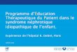 Programme dâ€™Education Th©rapeutique du Patient dans le ... 1.Objectifs du programme ETP 2.Lâ€™ETP