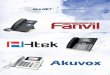 the network people - ALLNET GmbH -Startseite · • La gamme est validée et certiﬁ ée avec Asterisk, Elastix, Broadsoft Akuvox portier IP SIP (Video & Card reader) • Boitier