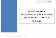 RAPPORT - ville-mornant.fr ROB.pdf · (DOB), afin de discuter des grandes orientations du prochain budget primitif, conformément à l’article L 2312-1 du code général des collectivités