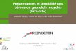 Performances et durabilité des bétons de granulats ... · PDF fileGranulat léger de la EN 1097-6 70 à 75% de l'ordre de 7,5% Absorption lente après 24 heures GEM Centrale Nantes