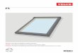 FS · VELUX® 3 ENGLISH: Installation check list Installer should verify that: • Deck mounted skylights FS are installed in roof pitches from 14° to 85°