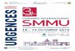 Société Marocaine de Médecine d'Urgence 18 - 19 OCTOBRE 2019 sponsoring SMMU... · En eﬀet, les direc ves royales ne cessent de rappeler la nécessité d’entreprendre les mesures