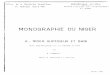 MONOGRAPHIE DU NIGER - Institut de recherche pour le ... Office de la Recherche Scientifique et Technique