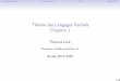 Théorie des Langages Formels Chapitre 1 - UPJV leve/Enseign/LF1718/chapitre1_LF.pdf · PDF file L’enseignement Introduction Mots Ensembles Théorie des Langages Formels Chapitre