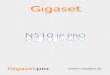 Gigaset N510 IP PRO - Citycable...3 Fonctions de la touche située sur la base Gigaset N510 IP PRO / CH-fre / A31008-M2217-F101-2-2X19 / introduction.fm / 08.05.2012 Version 5, 23.09.2008