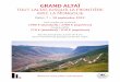 Grand Altaï — Programme · 2019-04-10 · GRAND ALTAÏ | 7 — 18 SEPTEMBRE 2019 Jour 2 09/09 Rafting sur la rivière Katun. La gorge des esprits — un lieu de pouvoir. Après