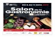 Le Salon de la Gastronomie ouvre ses portesmedias.tourism-system.com/0/3/603301_le_salon_de_la_gastronomie_2019.pdfLE SALON DE LA GASTRONOMIE OUVRE SES PORTES DU 8 AU 11 NOVEMBRE 2019