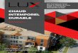 LUX Architectural Panel intemporelle du bois. …luxpanel.ca/wp-content/uploads/2017/11/Panneau...LUX Architectural Panel fournit la fiabilité de l’acier préfini avec la beauté