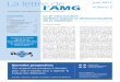 La lettre de juin 2017 l’AMG numéro 5 - Le site de …La lettre de l’AMG juin 2017 – numéro 5 3 Un frein à la coordination des soins La prise en charge des patients complexes