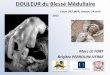 Douleur du blessé médullaire - DOULEUR BM Amiens.pdf · PDF file Douleur neuropathique du blessé médullaire : définitions et caractéristiques • Above-level neuropathic pain:
