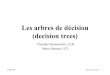 Les arbres de décision (decision trees)helios.mi.parisdescartes.fr/~lomn/Cours/DM/Material/ComplementsCours/... · • Ex d'algorithme: ID3 (Inductive Decision Tree) et son successeur