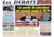 Biskra Les DEBATSTrois personnes d'une même …lesdebats.com/editions/181015/Les debats.pdfPage 2 Par Mohamed Khiati A l’instar des autres nations, l’Algérie célèbre, le 16