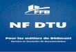 NF DTU · 2019-12-19 · NF DTU 27.2 Réalisation de revêtements par projection de produits pâteux (P15 -203) Cloisons et doublages NF DTU 20.13* Cloisons en maçonnerie de petits