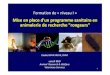 Mise en place d'un programme sanitaire en animalerie de …lvts.fr/download/other_universities/formation... · 2015-06-16 · 1 Elodie BOUCHOUX, DVM sanofi R&D. Animal Research &