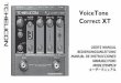 VoiceTone Correct XT · ク対策」セクションの基本的なフィードバック対策がすでに講じられていることを前提とした、追加のフィードバッ