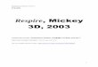 Respire, Mickey 3D, 2003eps.tice.ac-orleans-tours.fr/eva/sites/clg-jean-rostand... · 2015-01-19 · Analyse du texte et du clip à travers une lecture analytique linéaire du texte