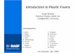 Introduction to Plastic Foamsfoams/PRESENTATIONS/Friday13/Friday13... · Introduction to Plastic Foams André Moreira Polymer Physics, BASF AG Ludwigshafen, Germany Les Houches, Jan
