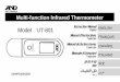 Instruction Manual Model UT-801 Original Manuel d’instructions · PDF file 2017-04-04 · Multi-function Infrared Thermometer 翻譯 1WMPD4003399 Model UT-801 Instruction Manual