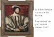 La Bibliothèque nationale de France, fournisseur de patrimoinevideogame-executive-forum.com/.../3-3_BnF_VEF_20170512.pdf · 2017-12-23 · Digimon world Next order / developed by
