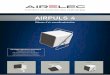 AIRPULS 4 - Airelec · Boîtier de commande mural ou à encastrer avec thermostat AIRCOM 4 A691289 Sonde déportée A691280 Coloris Mobile/Fixe : corps blanc RAL 9002 et grille anthracite