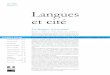 Juin 2007 Numéro 9 Langues et cité - Académie de Créteilcasnav.ac-creteil.fr/IMG/pdf/lc_9_rromani_def.pdf · 2017-06-13 · cas, le mot de la langue envi-ronnante pour une notion