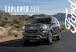 Ford Explorer 2019 | Catálogo, Ficha Técnica y ... · PARA VIVIR DE Ford Motor Company se reserva el derecho de modificar en sus productos: especificaciones técnicas, opciones