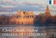 Christ Church, Oxford Visitor Booklet-fr.pdf · Christ Church dans le Hall 5 Littérature et Cinéma L'architecture, les personnes et le mode de vie à Christ Church ont inspiré
