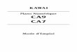 Piano Numérique CA9 CA7 - kawaius.com · PIANO NUMERIQUE KAWAI CA9, CA7 Dépannage Si quelque chose d’anormal se passe dans l’appareil, éteignez-le immédiatement (position