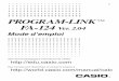 PROGRAM-LINK FA-124 Ver. 2 2015-12-01¢  F-3 Mod£¨les de calculatrices graphiques scientifiques CASIO