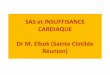 SAS et INSUFFISANCE CARDIAQUE Dr M. Elbok (Sainte Clotilde … · 2017-11-27 · hyperventilation chronique et une hypocapnie chronique.-Réponse ventilatoire exagérée des chémorécepteurs