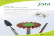 Kit 1440 LS GLoss Chairside Spot ES - JOTA · Además, un acabado superﬁ cial alisado perfecto es la base para una gran comodidad de uso y˚un riesgo mínimo de desgaste de la pieza