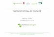 PRESENTATION OF ESPACE - avniR€¦ · PRESENTATION OF ESPACE Nadine ADRA ESPACE: Eco-conception of a photovoltaic system by its life cycle assessment and environmental impact European