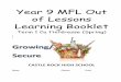 Year 9 MFL Out of Lessons Learning Booklet...2. faire les devoirs = 3. manger sainement = 4. économiser de l’argent = 5. faire un régime et perdre du poids = 6. apporter un stylo