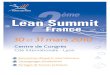 Lean Summit - ARIA Lorraine · Manufacturing : TPM, 5S ou encore SMED et implantation des lignes en U. En février 2009, la direction du site, réalisant que les outils ne suffisent