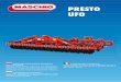 PRESTO UFO - Maschio Gaspardo · ufo. ЛЮДИ, ВЕДУЩИЕ БИЗНЕС: Более 45 лет успешного ведения бизнеса на международном