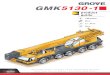 GMK 5130-1 Grove 08 - PCM Cranes · G M K 5 1 3 0-1 3 Specification Boom 12,9 m to 60,0 m six section TWIN-LOCK™ boom. Max imu tp h eg63,0 . Boom elevation 1 cylinder with safety