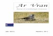 AR VRAN 24-1 · 2014-12-05 · Ar Vran Ar Vran est une publication semestrielle de Bretagne Vivante Ornithologie _____ BRETAGNE VIVANTE 186 rue Anatole France - BP 63121 - 29231 BREST