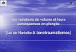 (Loi de Mariotte & barotraumatismes )dromies.free.fr/Formation/Theorie/CoursN2/Mariot_Barotr_N2_EJe.pdf · (surpression pulmonaire) : Douleurs au thorax, sensation d’étouffement,