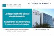 La Responsabilité Sociale des Universitésrsoaumaroc.org/wp-content/uploads/2016/01/5.2... · • Réforme de l’enseignement supérieur (loi 01.00) et la promotion de l’autonomie