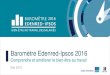2016 Edenred-Ipsos Barometer · Baromètre Edenred-Ipsos 2016 Comprendre et améliorer le bien-être au travail ... La mise en œuvre d’une politique active dans le management des